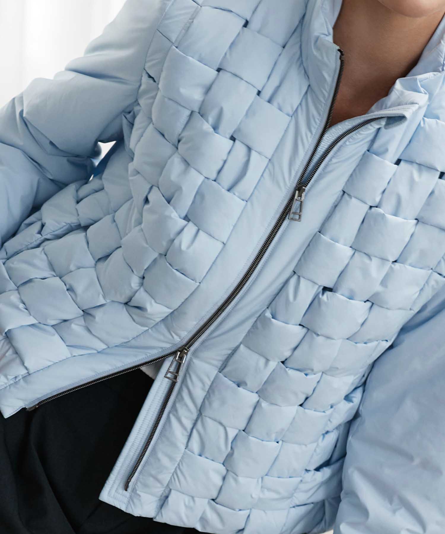 Manisa Steppjacke in Flechtoptik