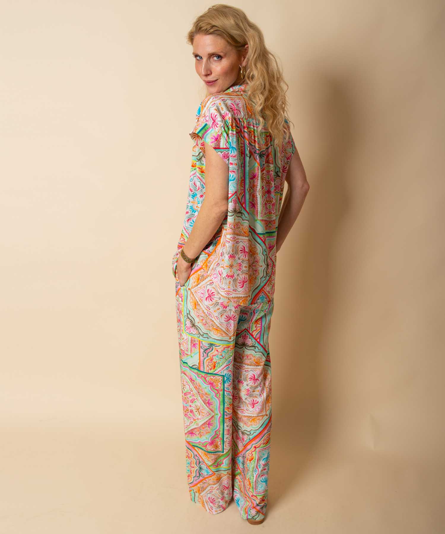 Emily van den Bergh Sommerhose aus reiner Viskose | Modehaus Wörmann