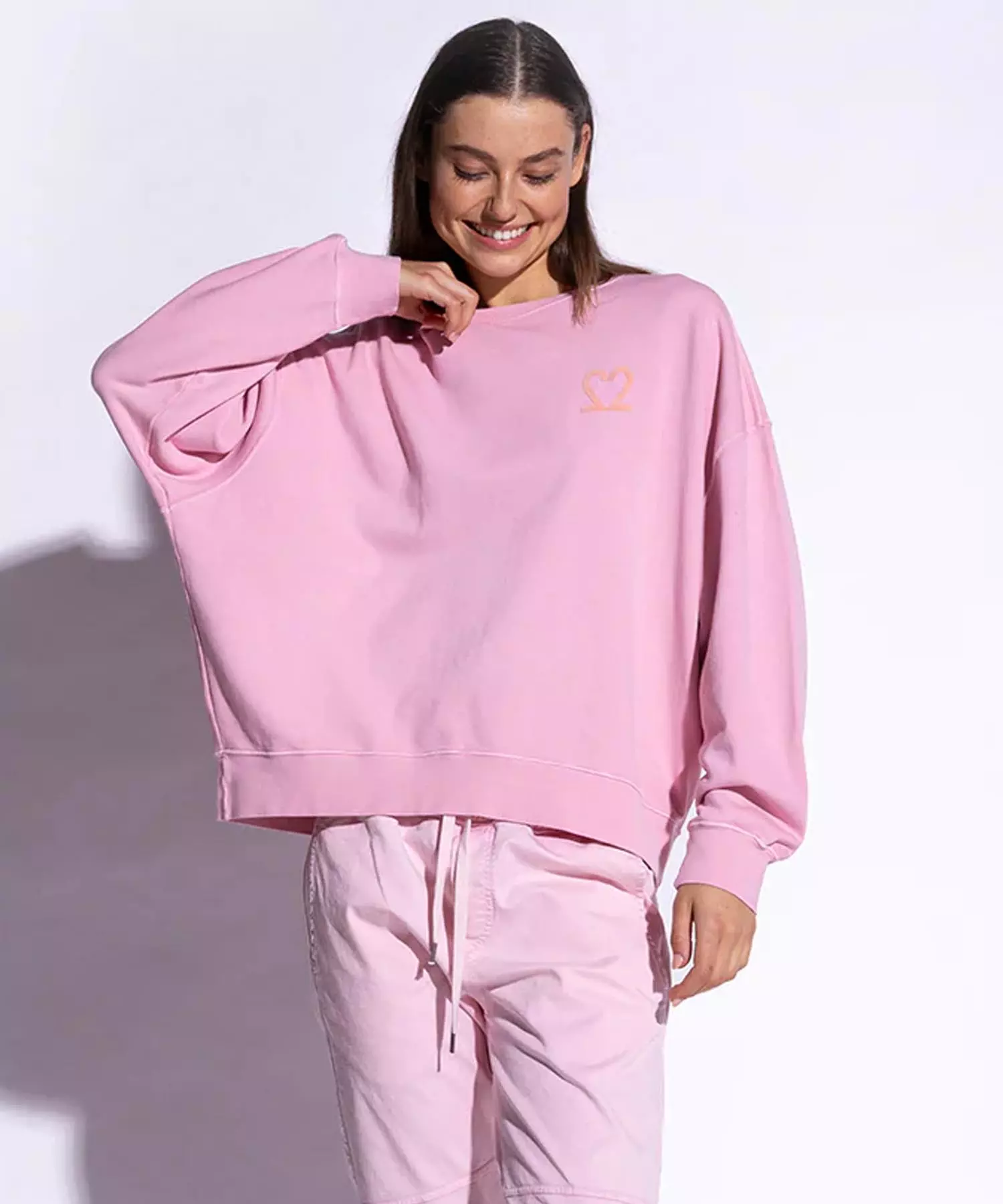 You Too Sweatshirt Tessa aus Baumwolle in rosé