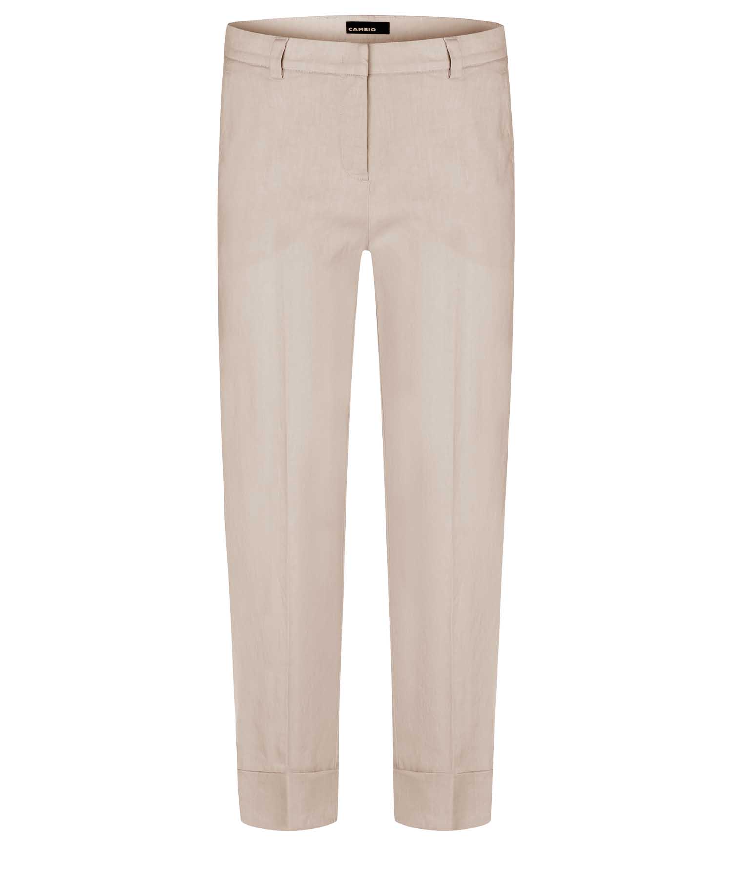 Cambio Hose Krystal – im sommerlichem Leinen-Charakter