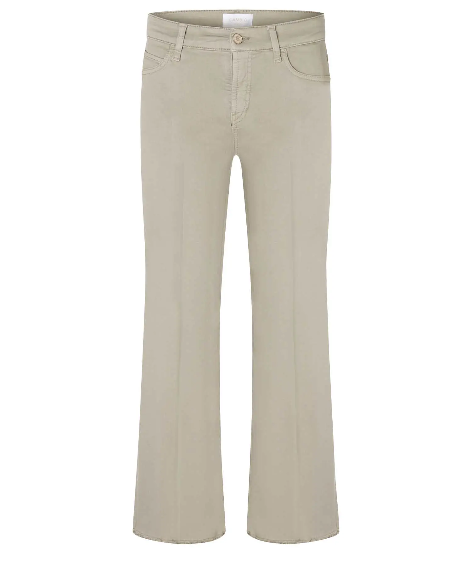 CAMBIO Hose Francesca – Baumwoll-Stretch – Oliv – Länge 28 Inch
