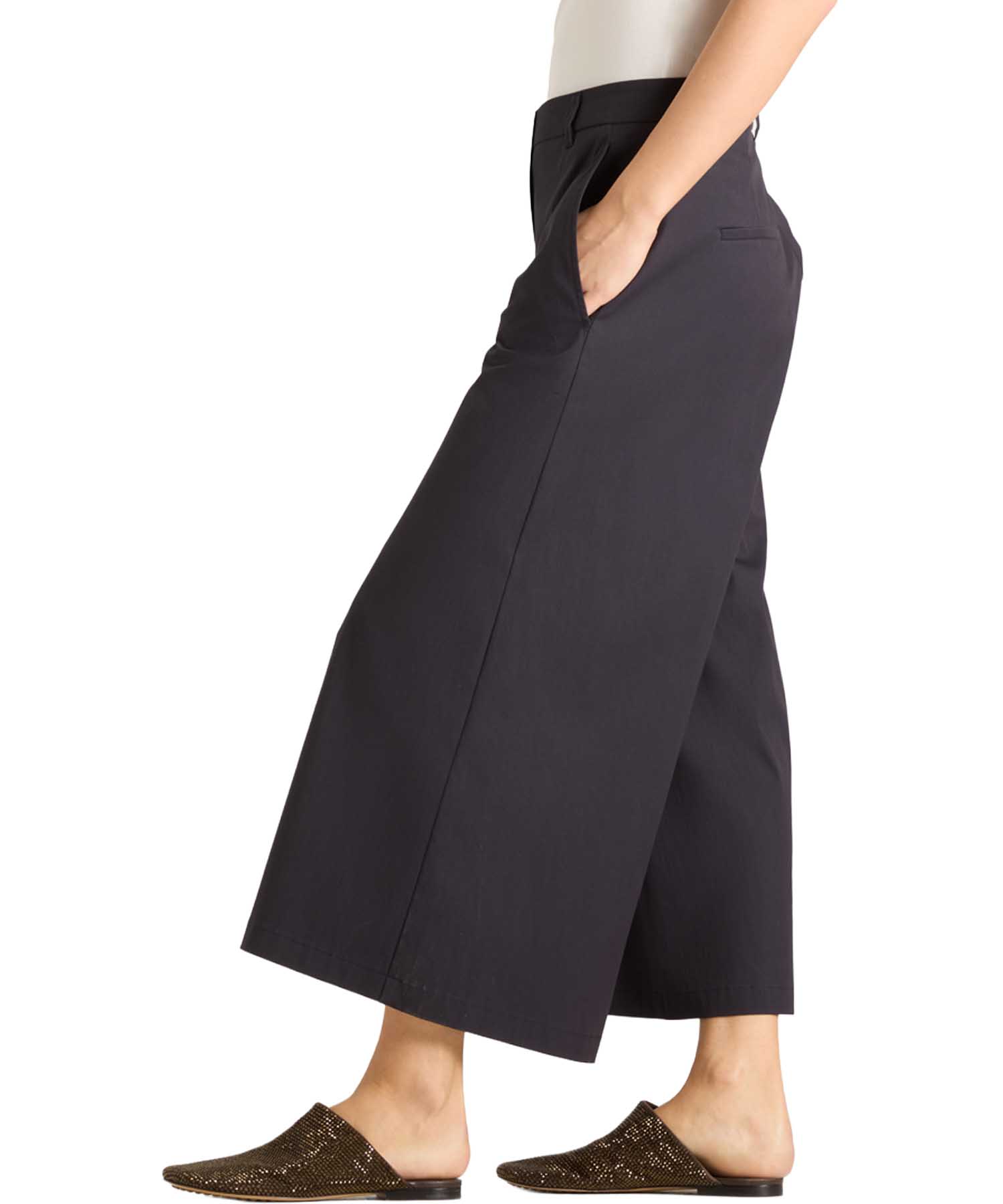 CAMBIO Culotte Charlotte ink sapphire aus Baumwollmischung