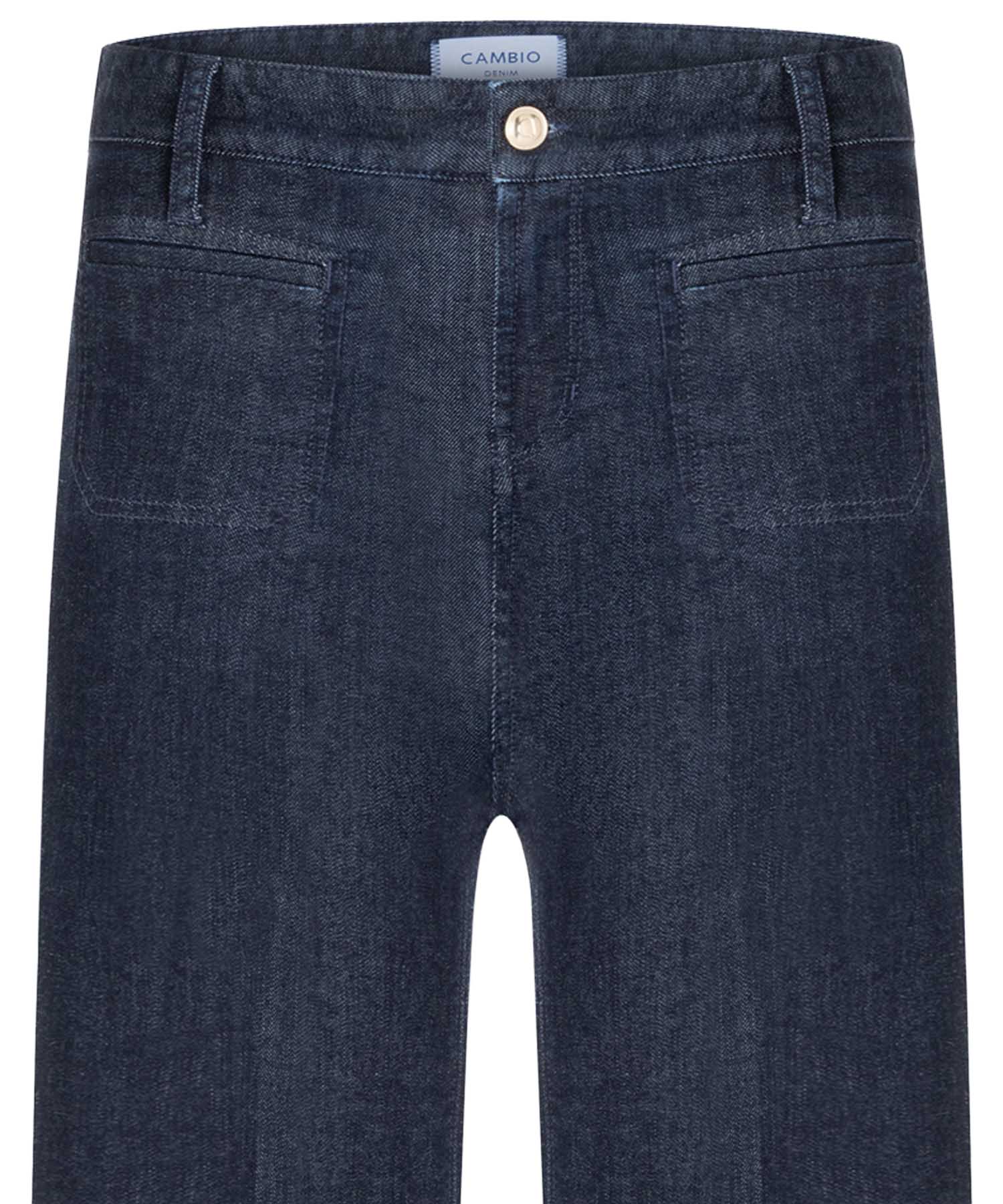 Cambio Jeans Tess Wide Leg in Modern Rinsed dunkelblau | Modehaus Wörmann