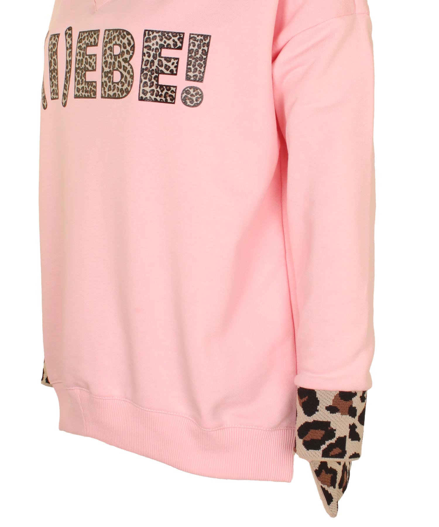 Miss Goodlife Sweat Leo Liebe in rosé