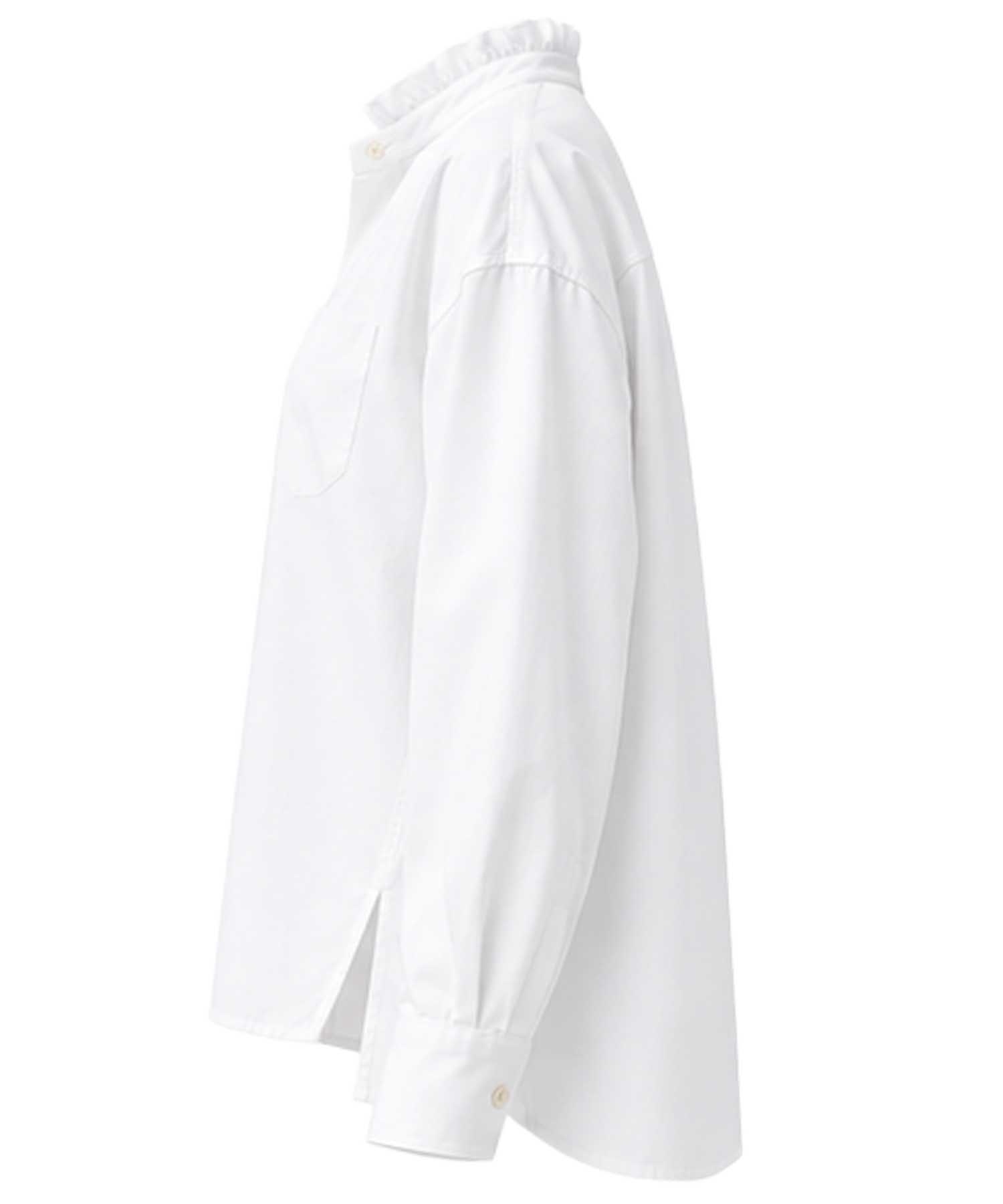 NARLI COLLECTION Oversize-Bluse in Weiß aus reiner Baumwolle