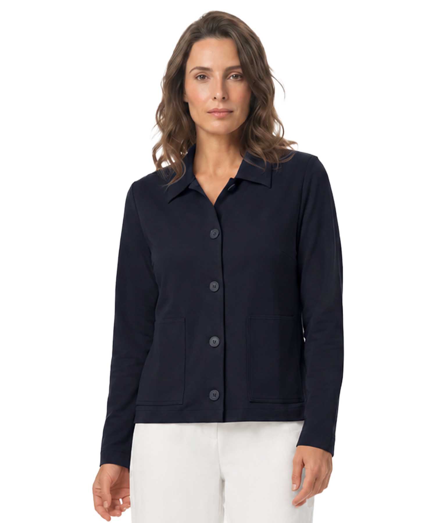 Japan TKY Jacke Chisami in Black-Blue | Modehaus Wörmann