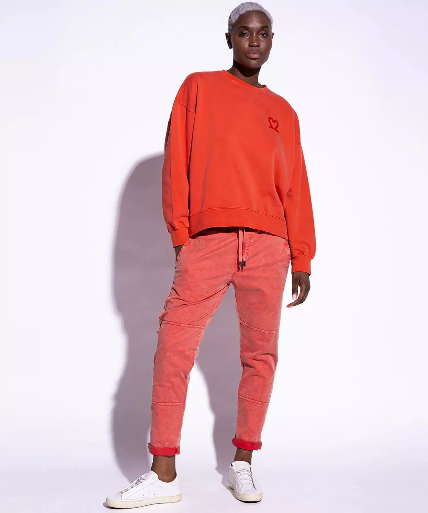 You Too Sweatshirt Tessa aus Baumwolle in rot