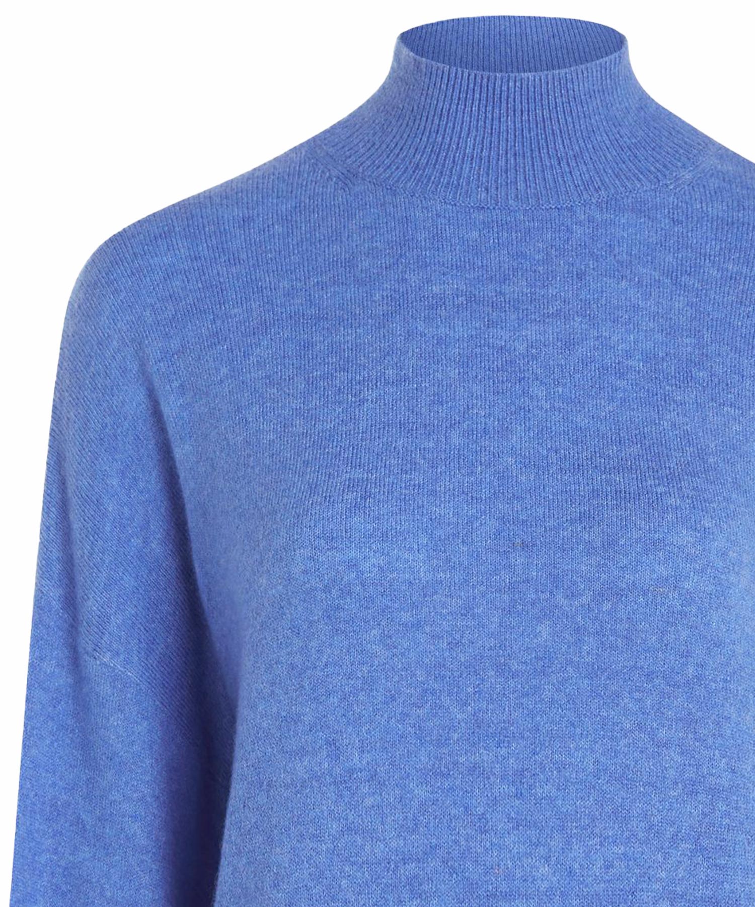 Penn and Ink kurzer und lässiger Pullover mit Stehkragen