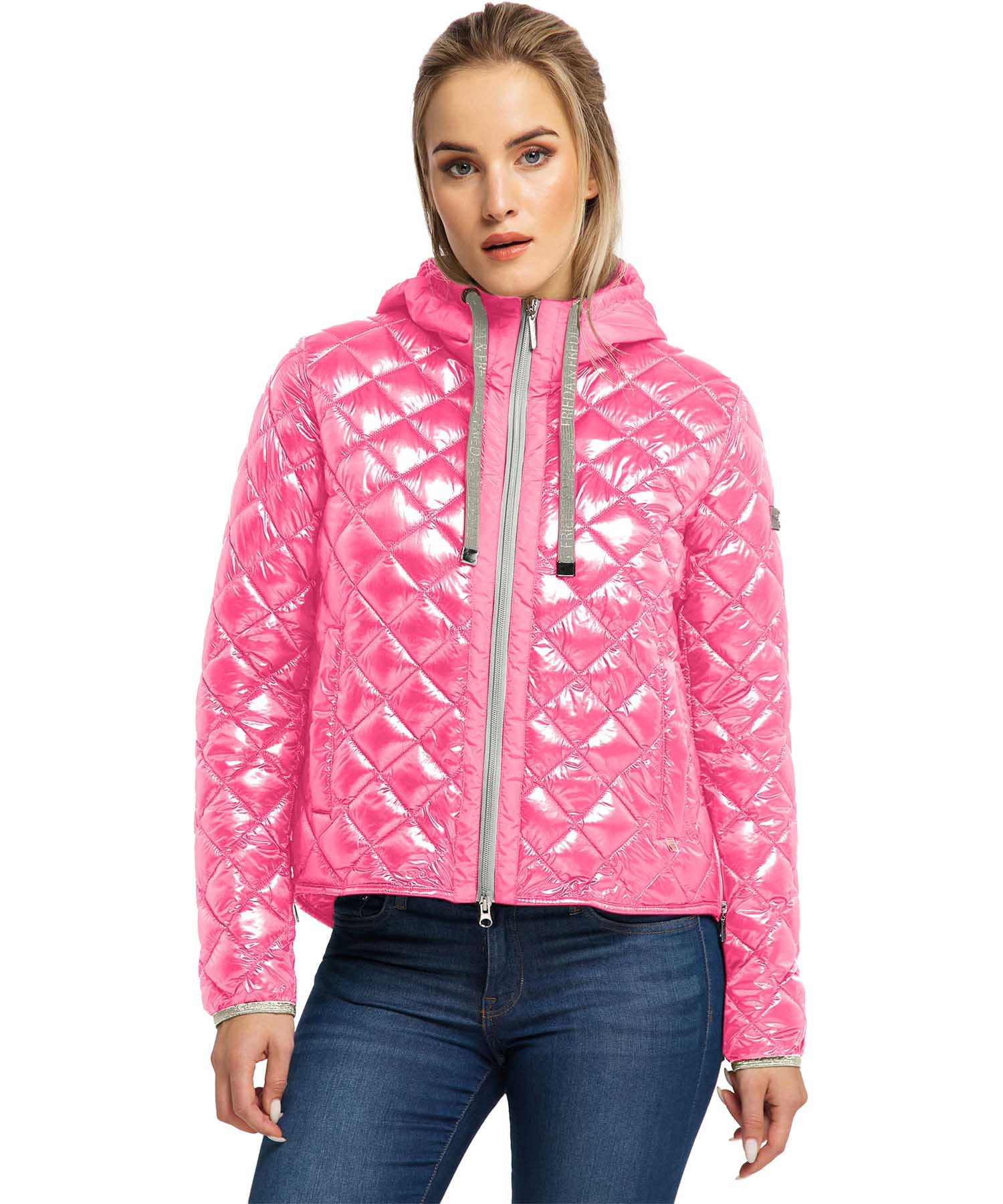 Frieda & Freddies leichte Stepp-Jacke – Fanatic Pink