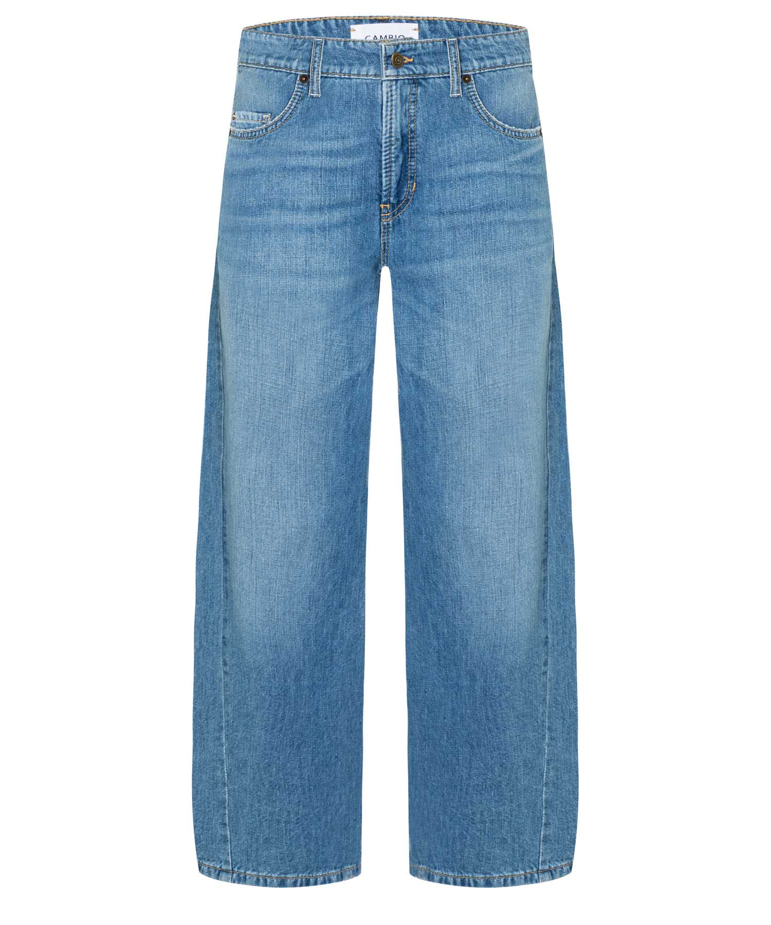 Cambio Barrel Jeans Oria mit High Waist und Cropped-Länge