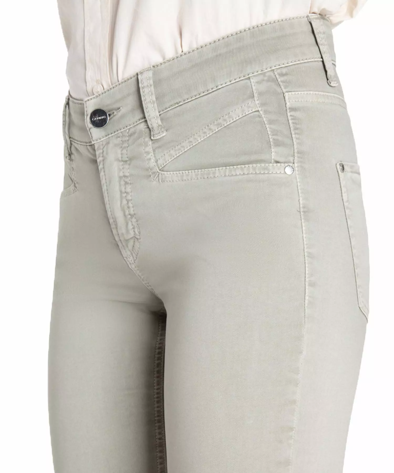 Cambio Jeans Pina seam in beige