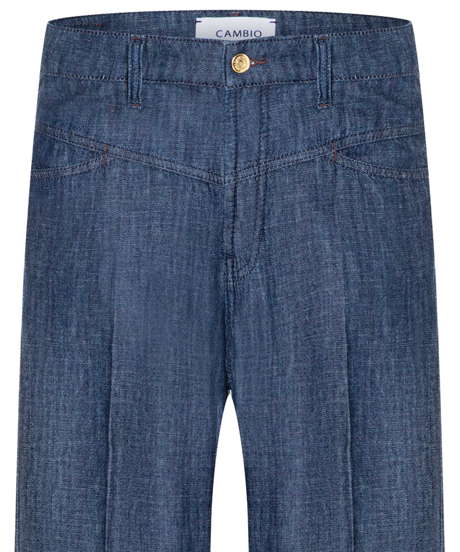 Camibo Aimee Seam Cropped – moderne Wide Leg Jeans aus leichter Baumwolle