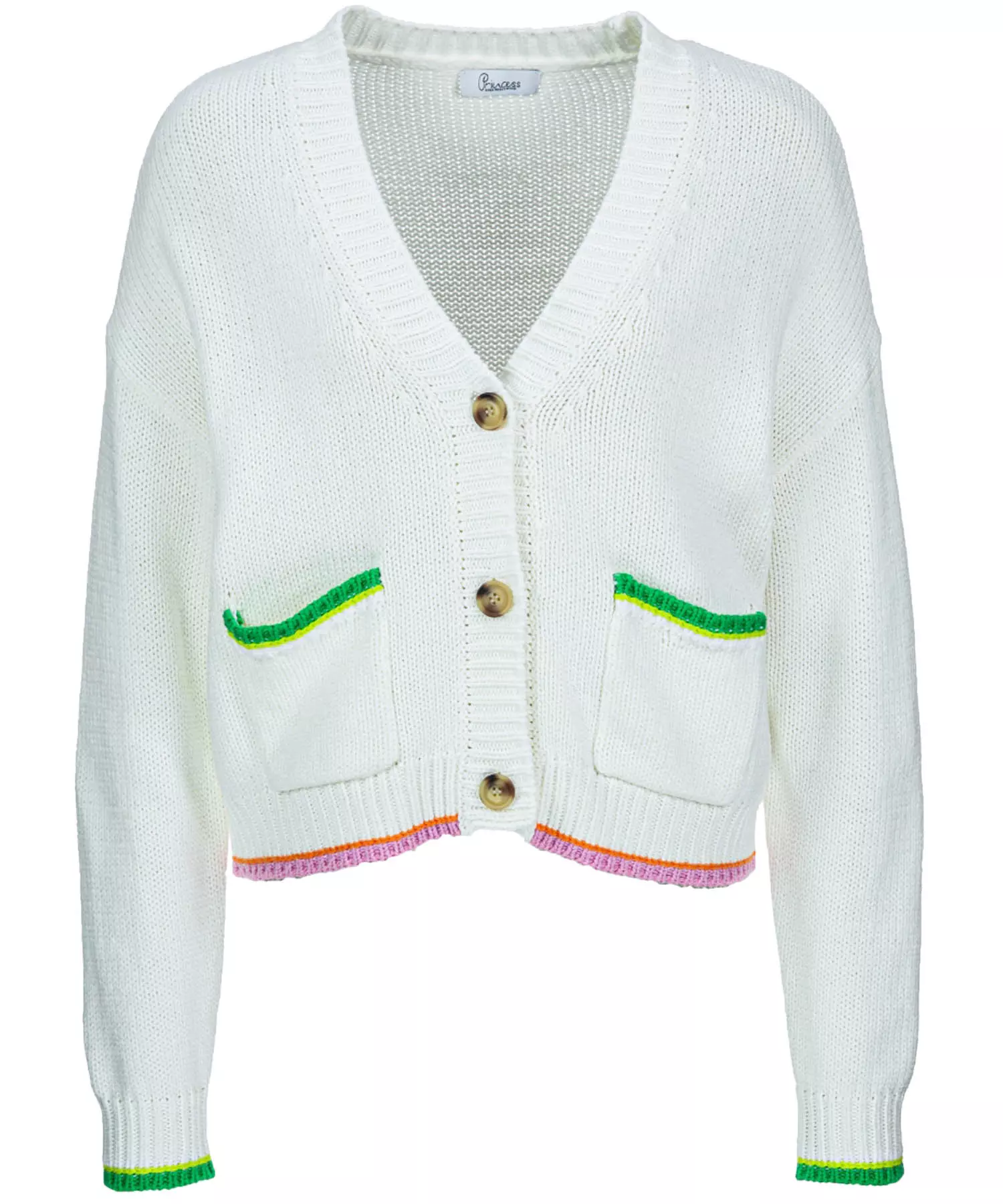 Princess goes Hollywood Strickjacke mit Kontrastkanten