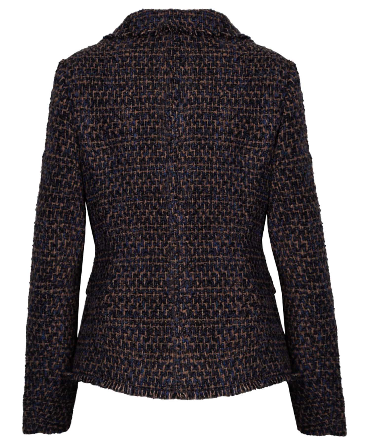 White Label Tweedblazer in Braun-Schwarz | Modehaus Wörmann
