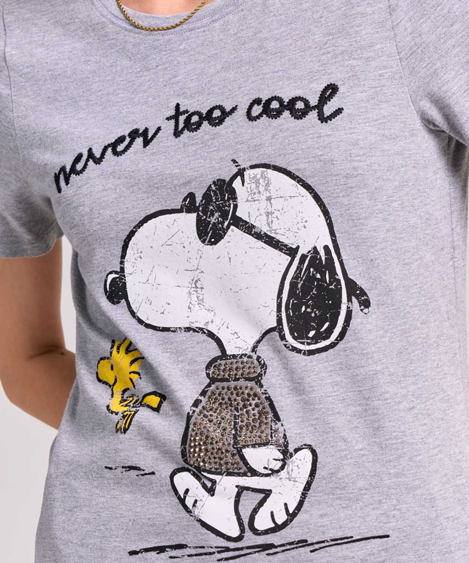 Princess goes Hollywood Shirt Snoopy never too cool aus Viskose