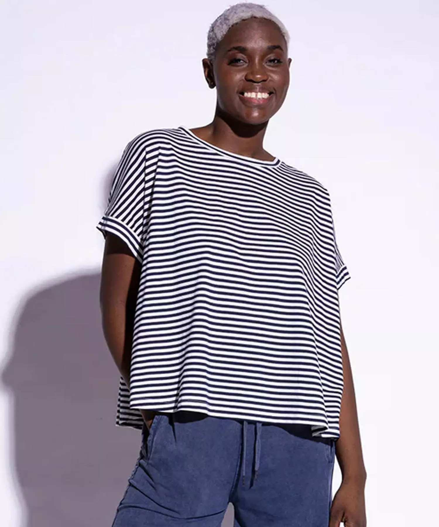 You Too lässiges Streifenshirt aus Baumwolle