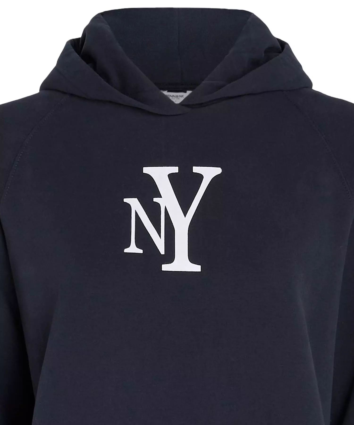 Penn and Ink Hoodie mit Logoprint