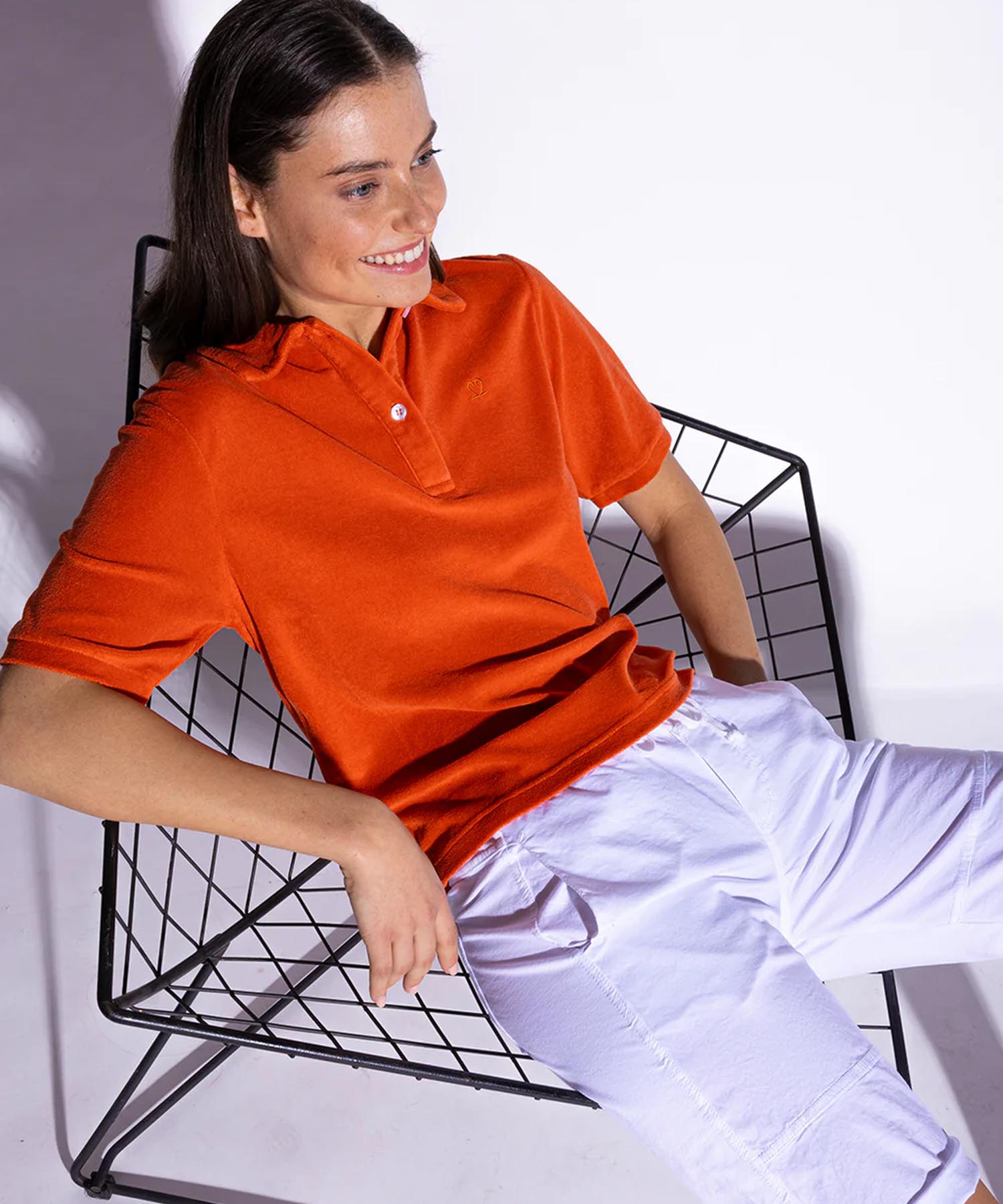 You Too Poloshirt aus Frottier – Sportiv mit Retro-Charme