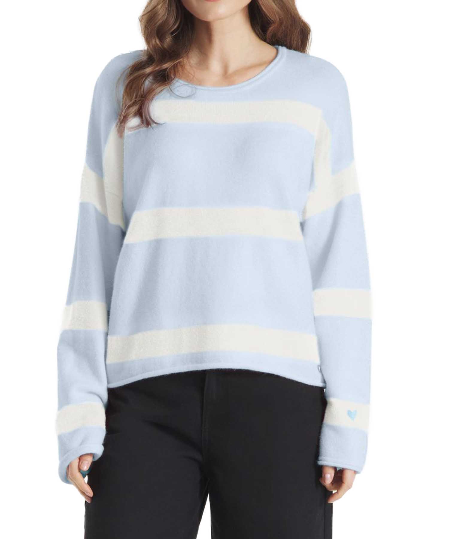 Frieda & Freddies Pullover – Gestreift in Blau