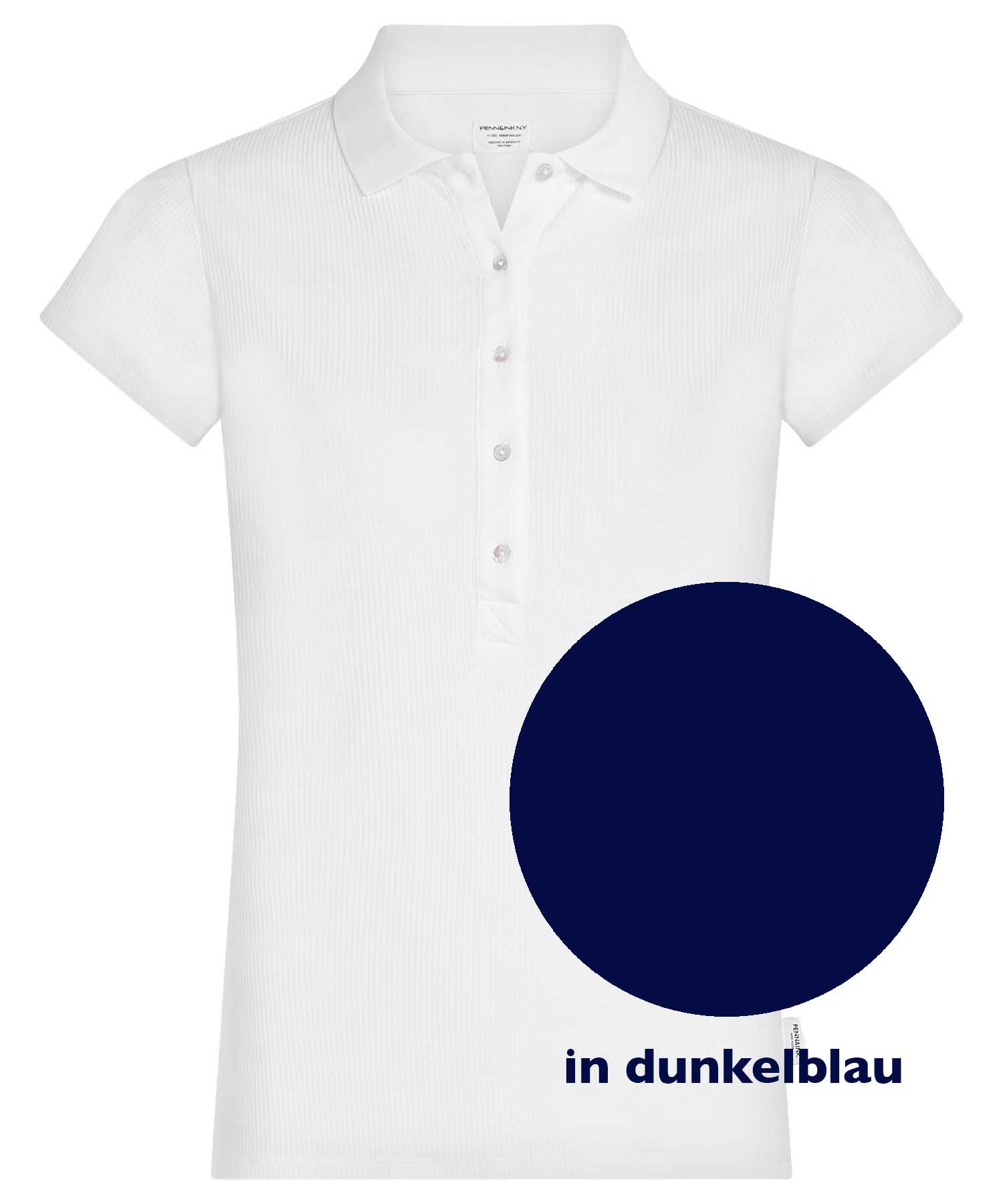 Penn & Ink Poloshirt in navy – Modernes Basic mit Komfort