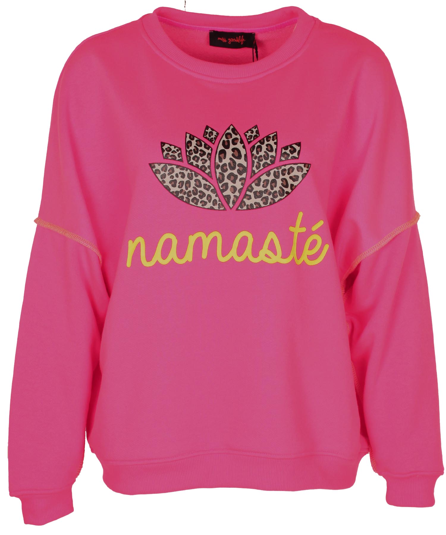 Miss Goodlife Sweat Namasté Leo in pink