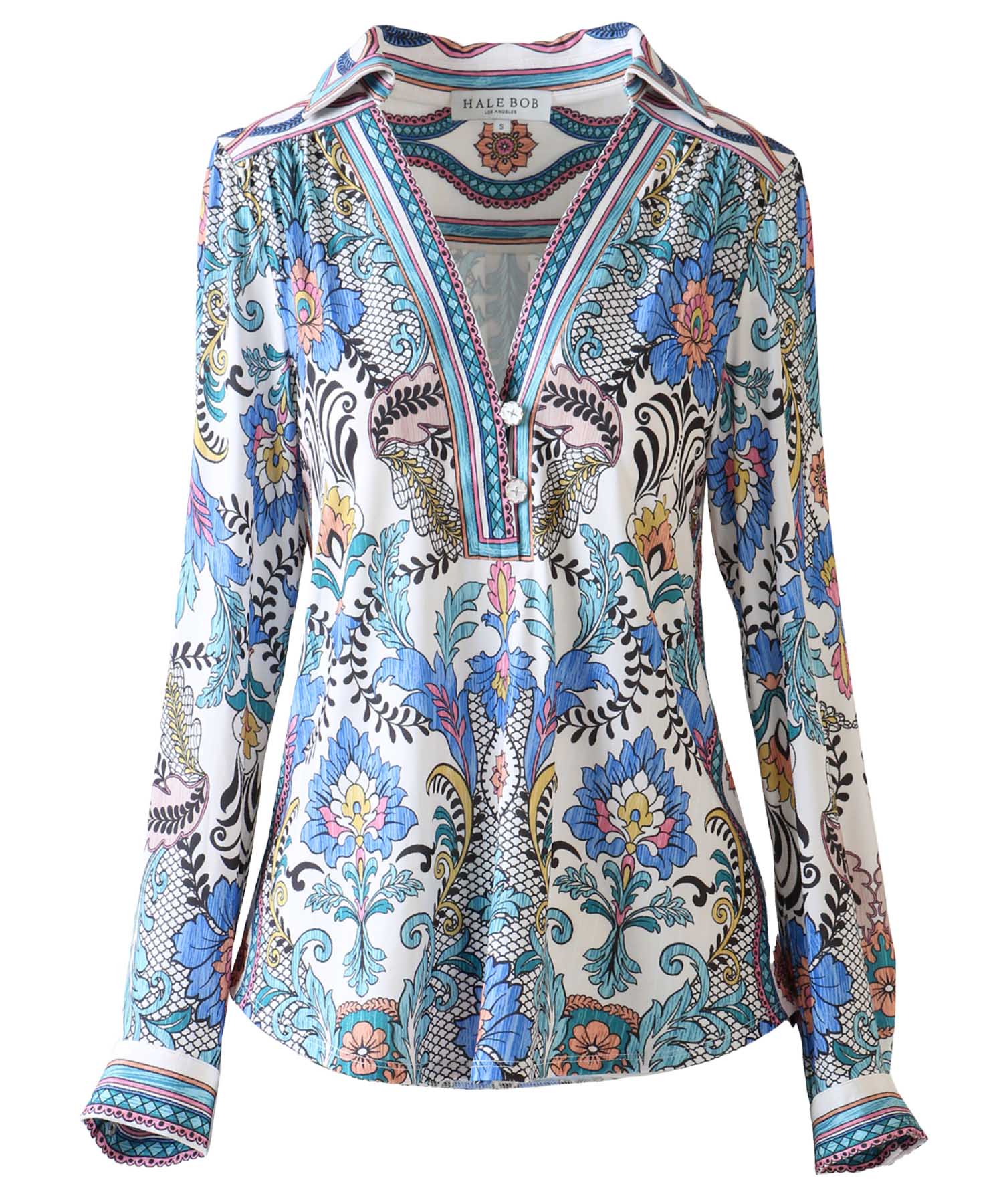 Hale Bob - Bluse Gwen | in Blau-Tönen | Langarm