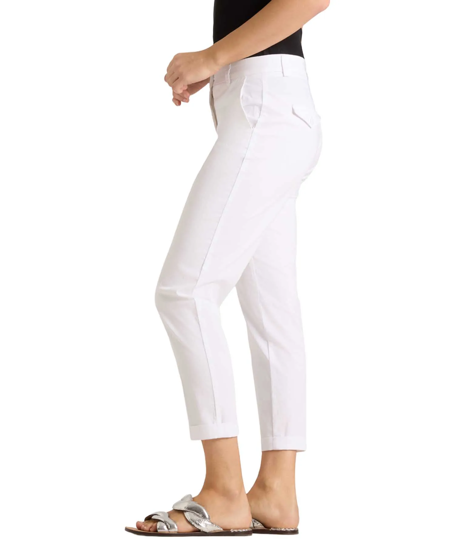 Cambio Karina Turn Up – moderne 7/8-Chino für einen stilvollen Office- und Sommer-Look