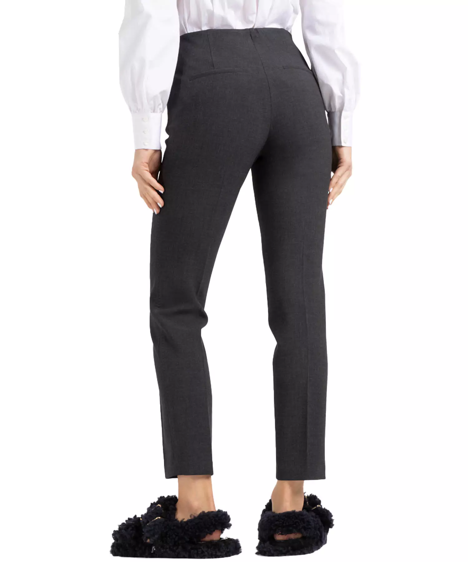 Cambio Hose Ros in Flanelloptik in anthrazit