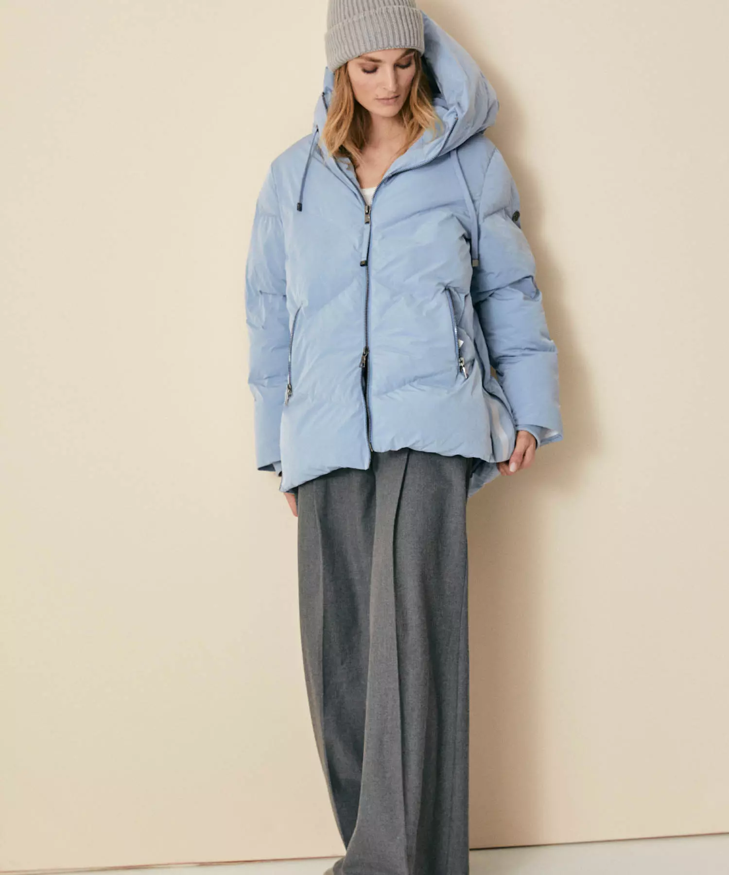 Blonde No. 8 sportive Winterjacke Janet in hellblau