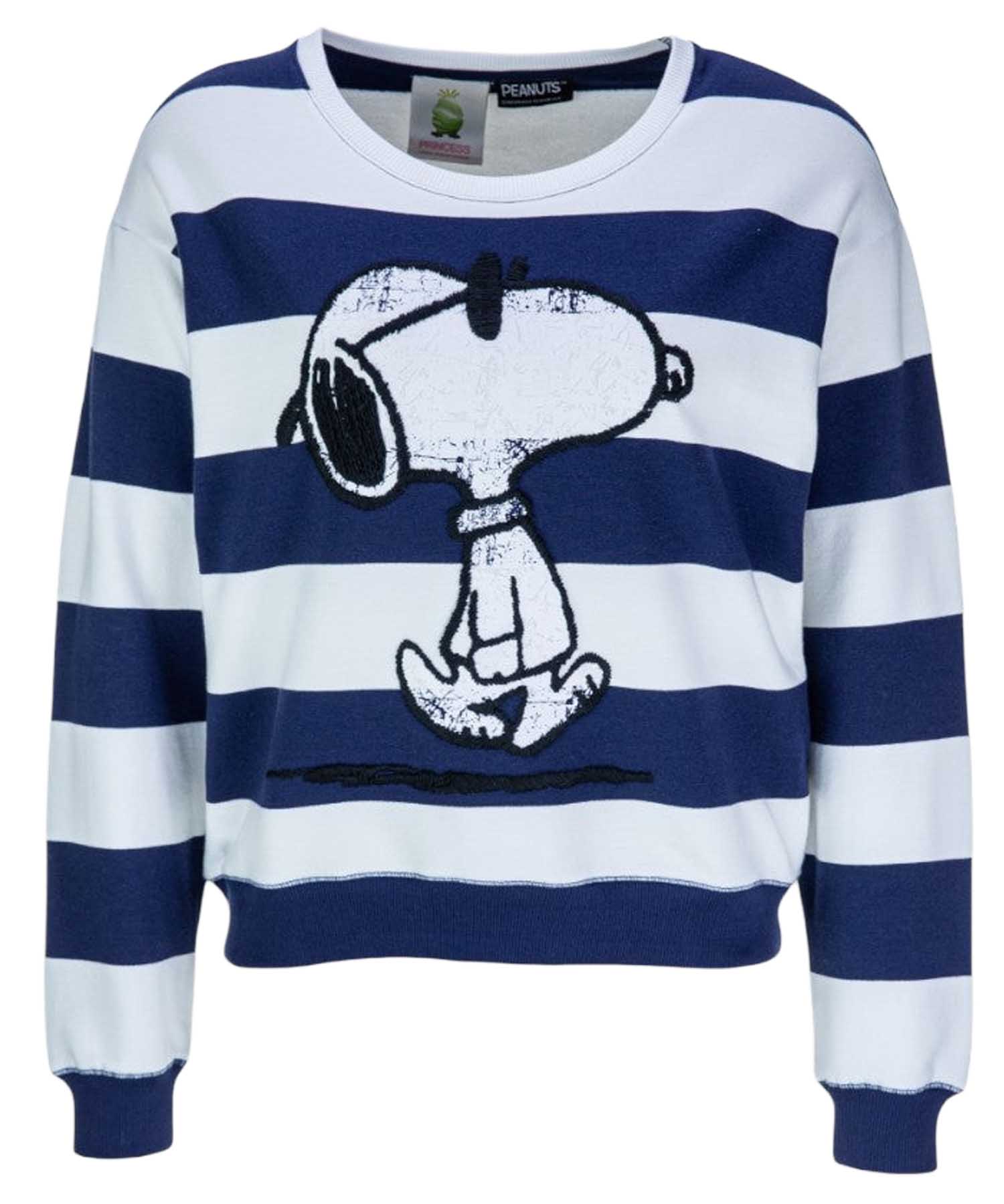Princess goes Hollywood Snoopy Sweatshirt Blau Gestreift