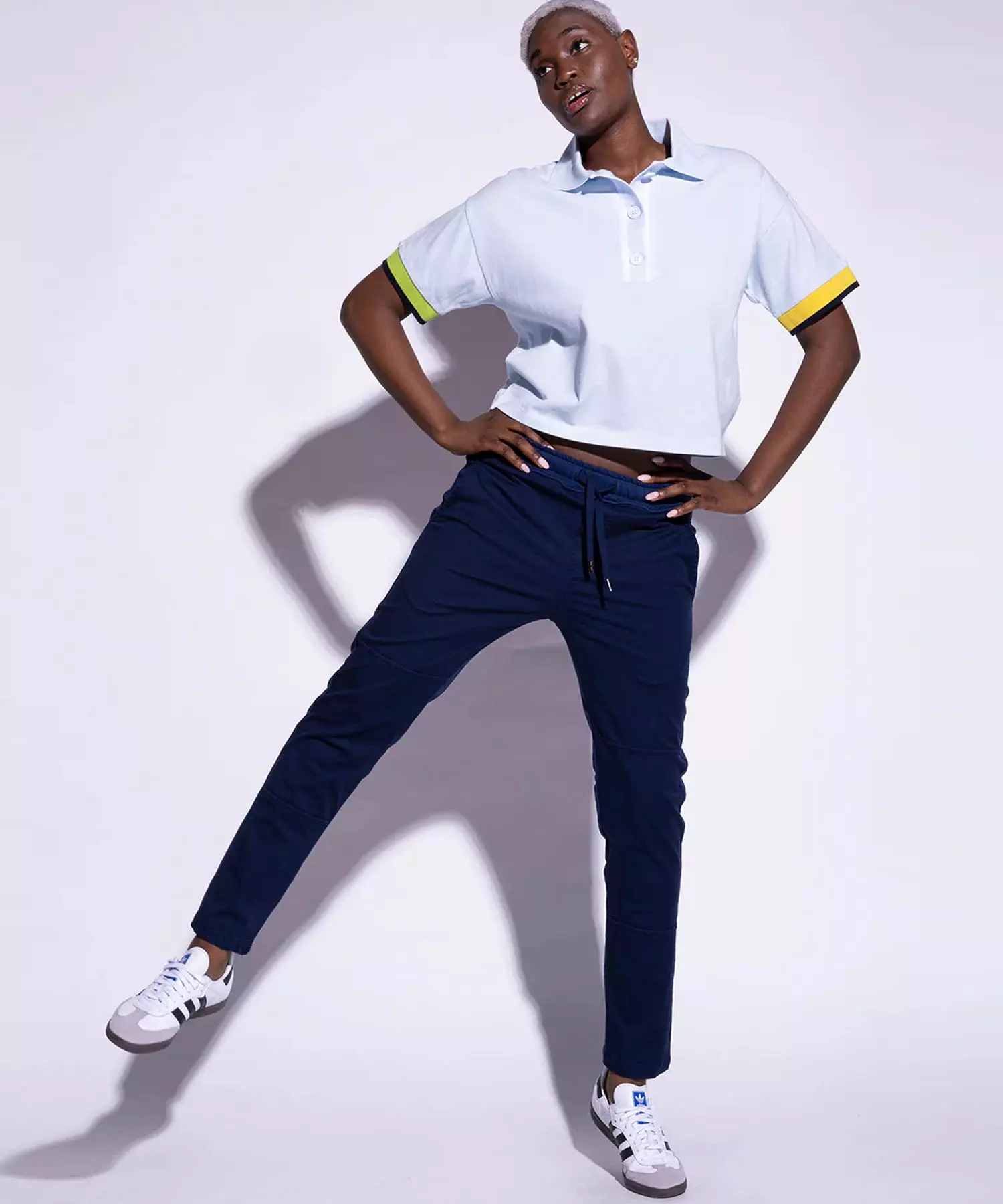 YOU TOO Hose im Materialmix - YOU TWO