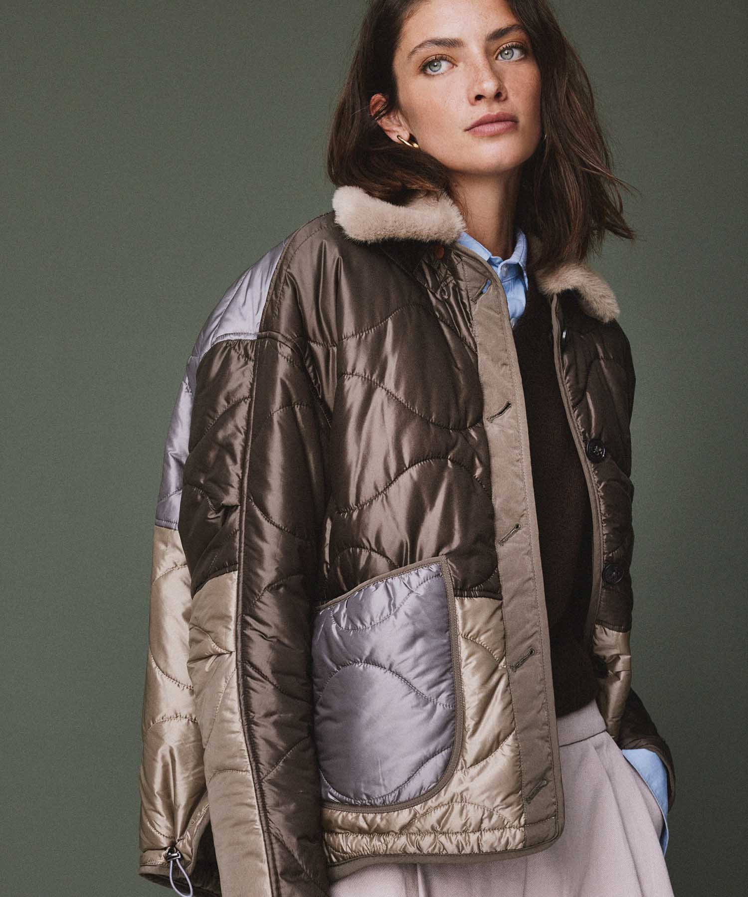 Blonde No. 8 Wendejacke Moore in Dark Taupe