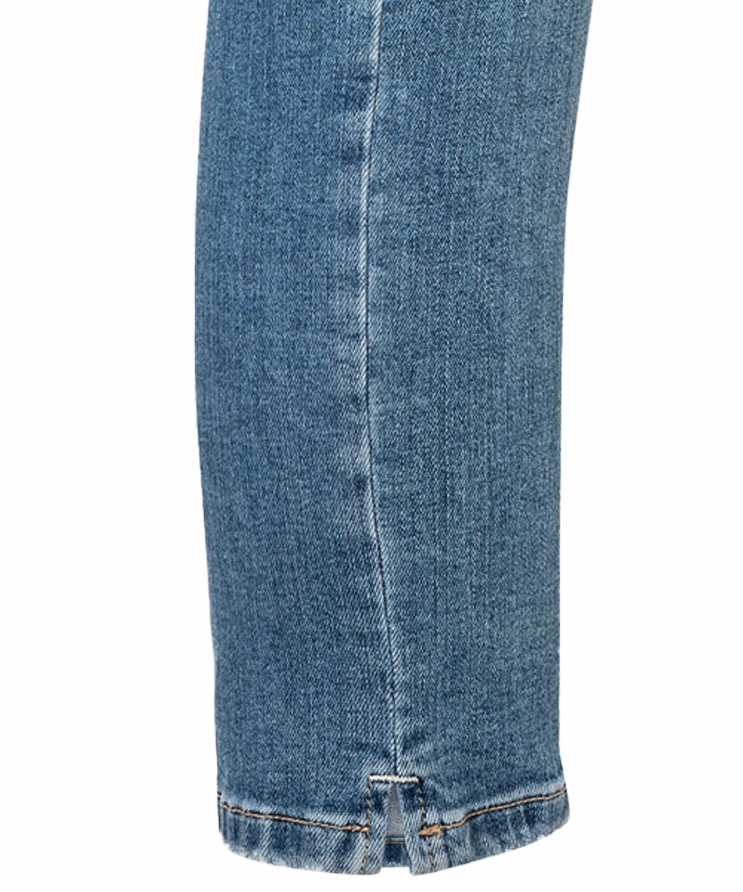 Jeans Piper short von Cambio in mittelblauer Waschung