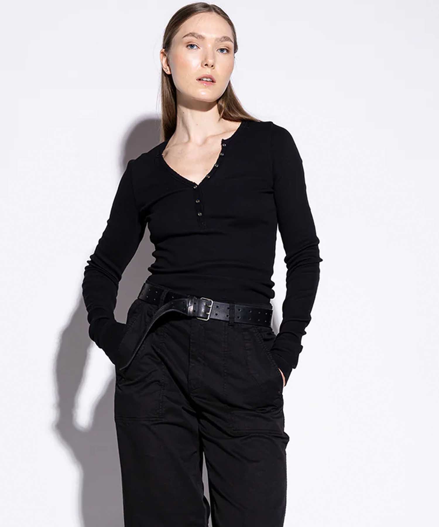 You Too Shirt Alison in schwarz