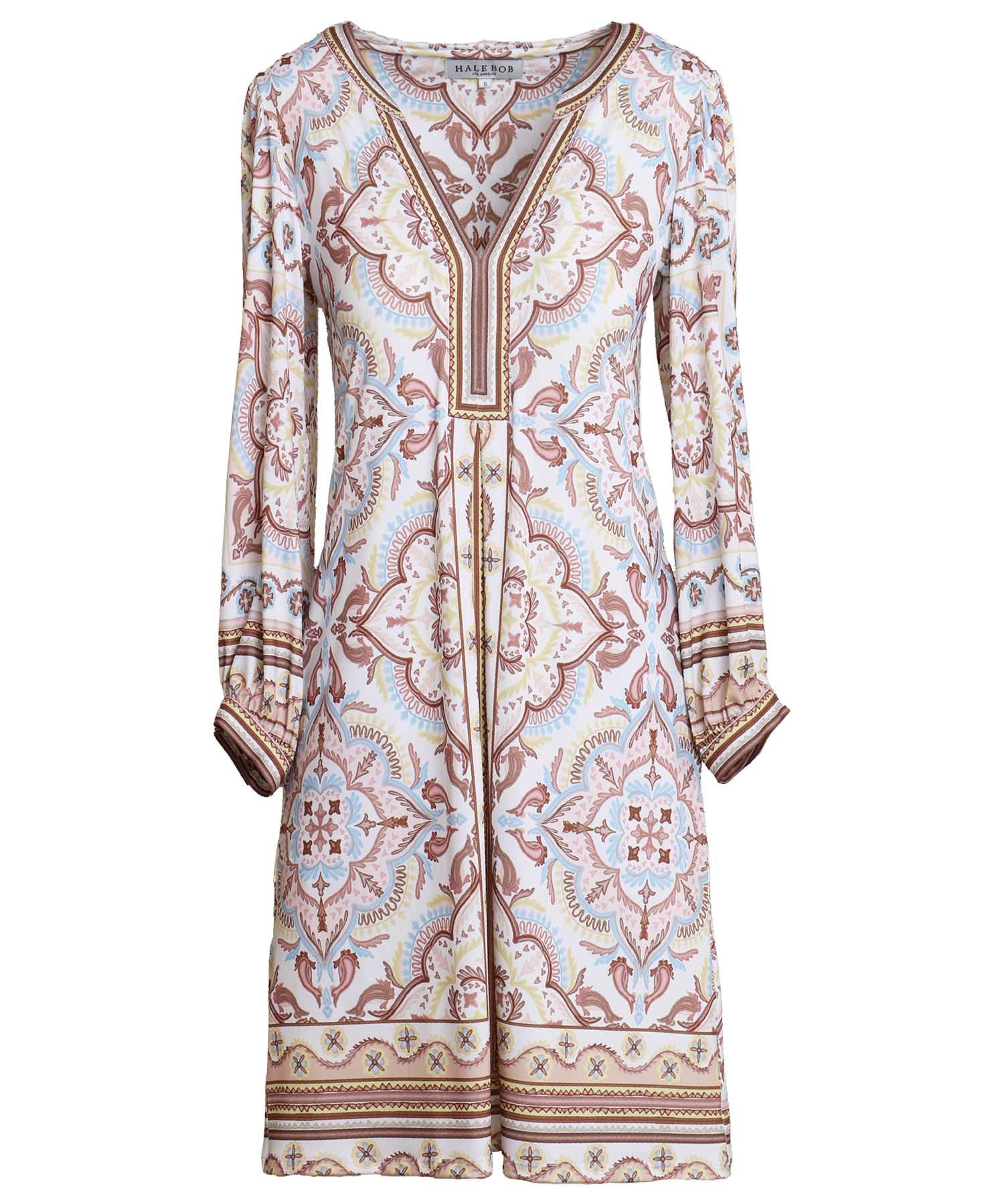 Hale Bob Kleid „Miller“ – Eleganz aus Los Angeles in Natur-Tönen