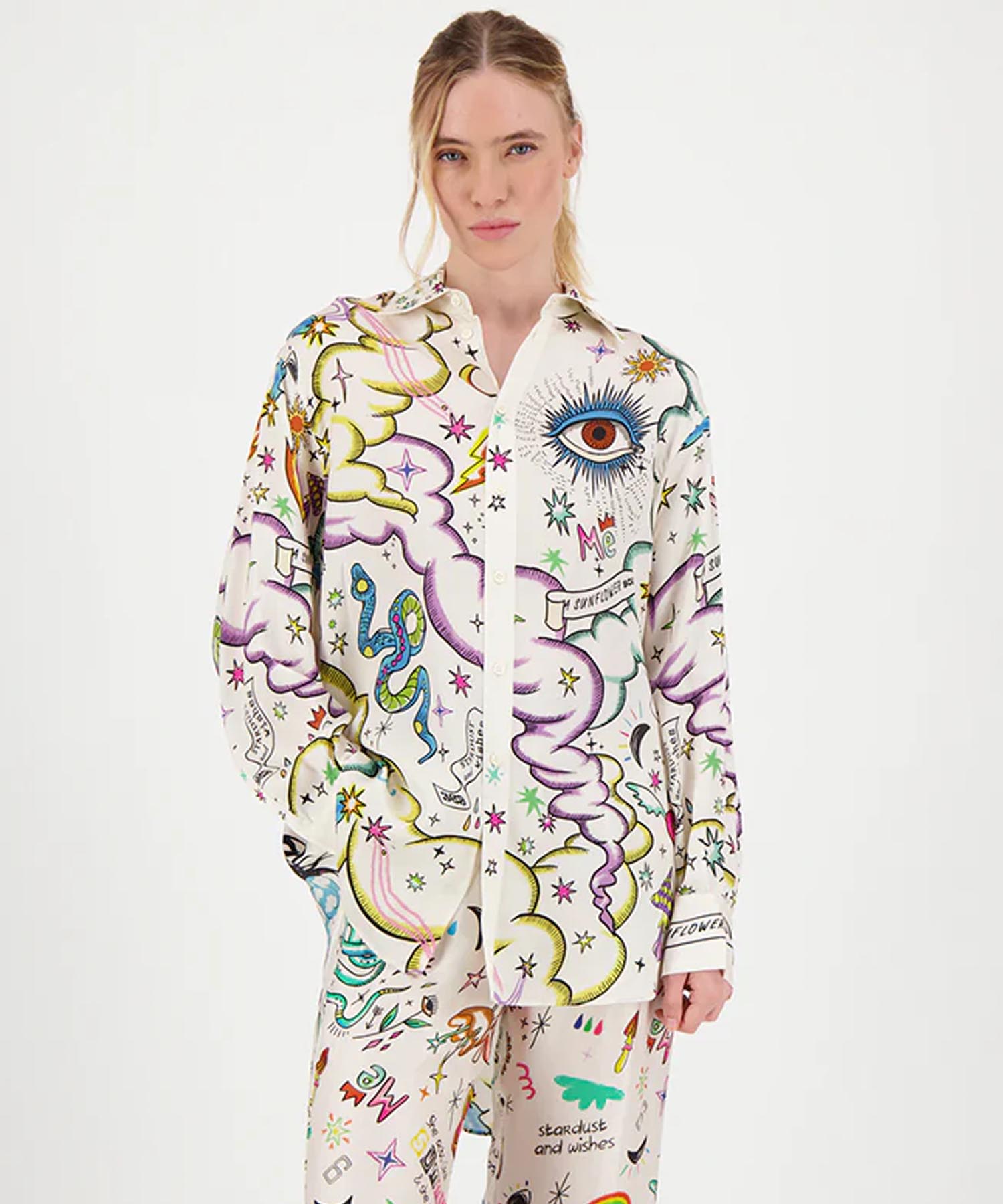 ME369 Longbluse Billie aus Viskose