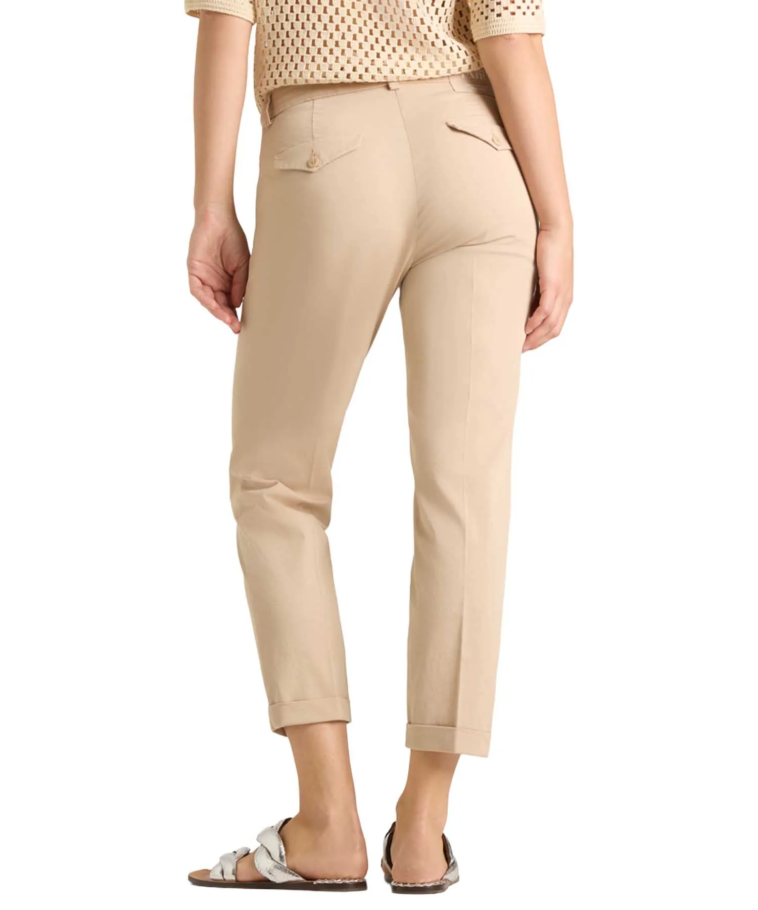 Cambio Karina Turn Up – moderne 7/8-Chino für einen stilvollen Office- und Sommer-Look