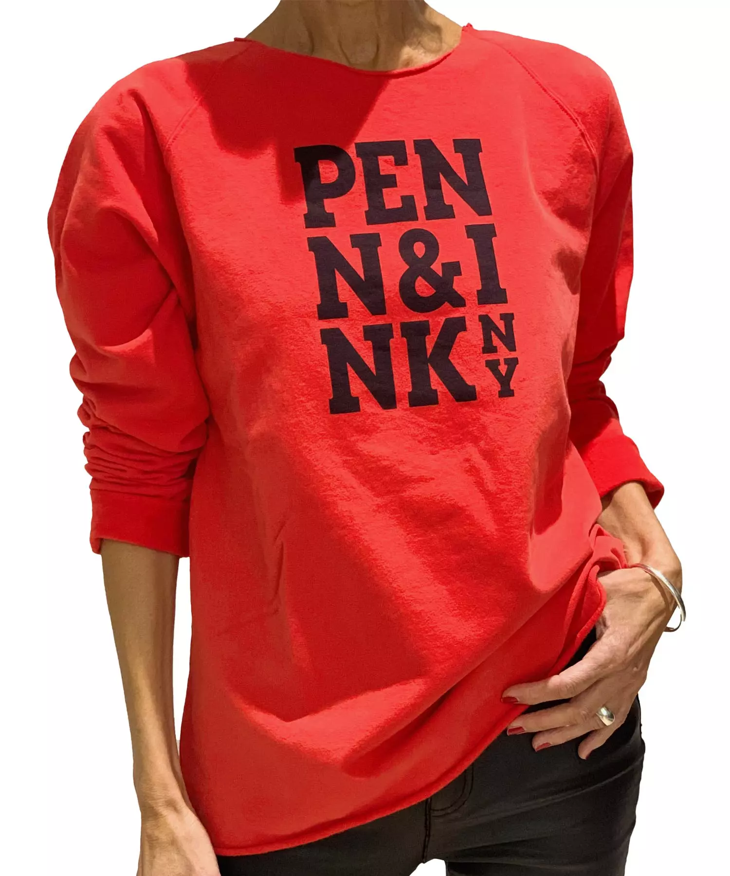 Penn and Ink Sweatshirt in rot