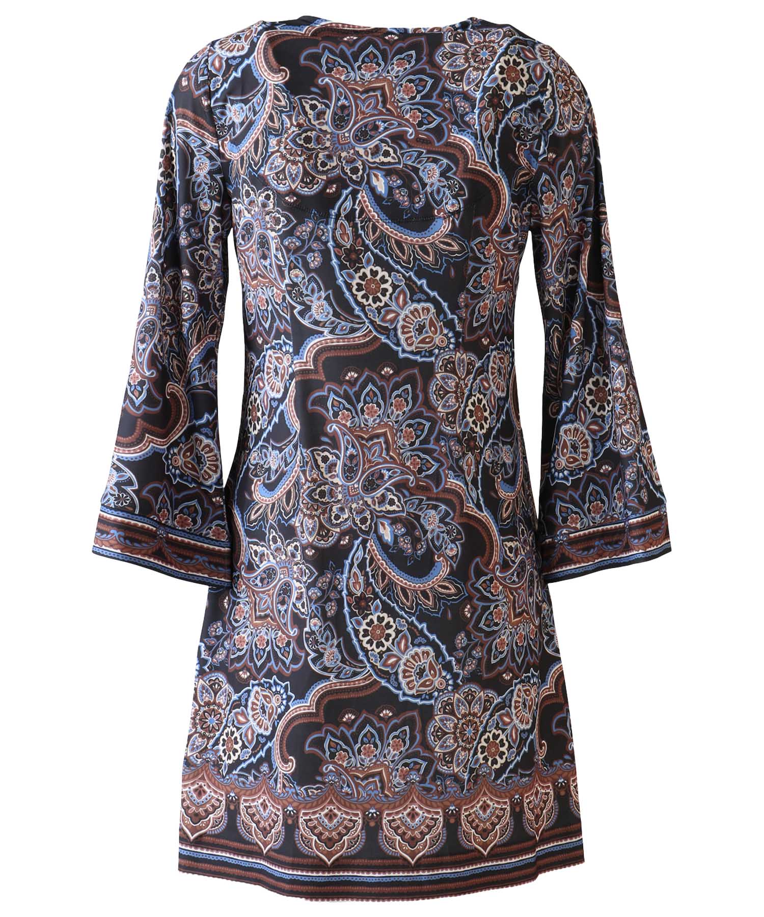 Hale Bob - Kleid Laylah  | Blumendruck auf schwarzem Fond