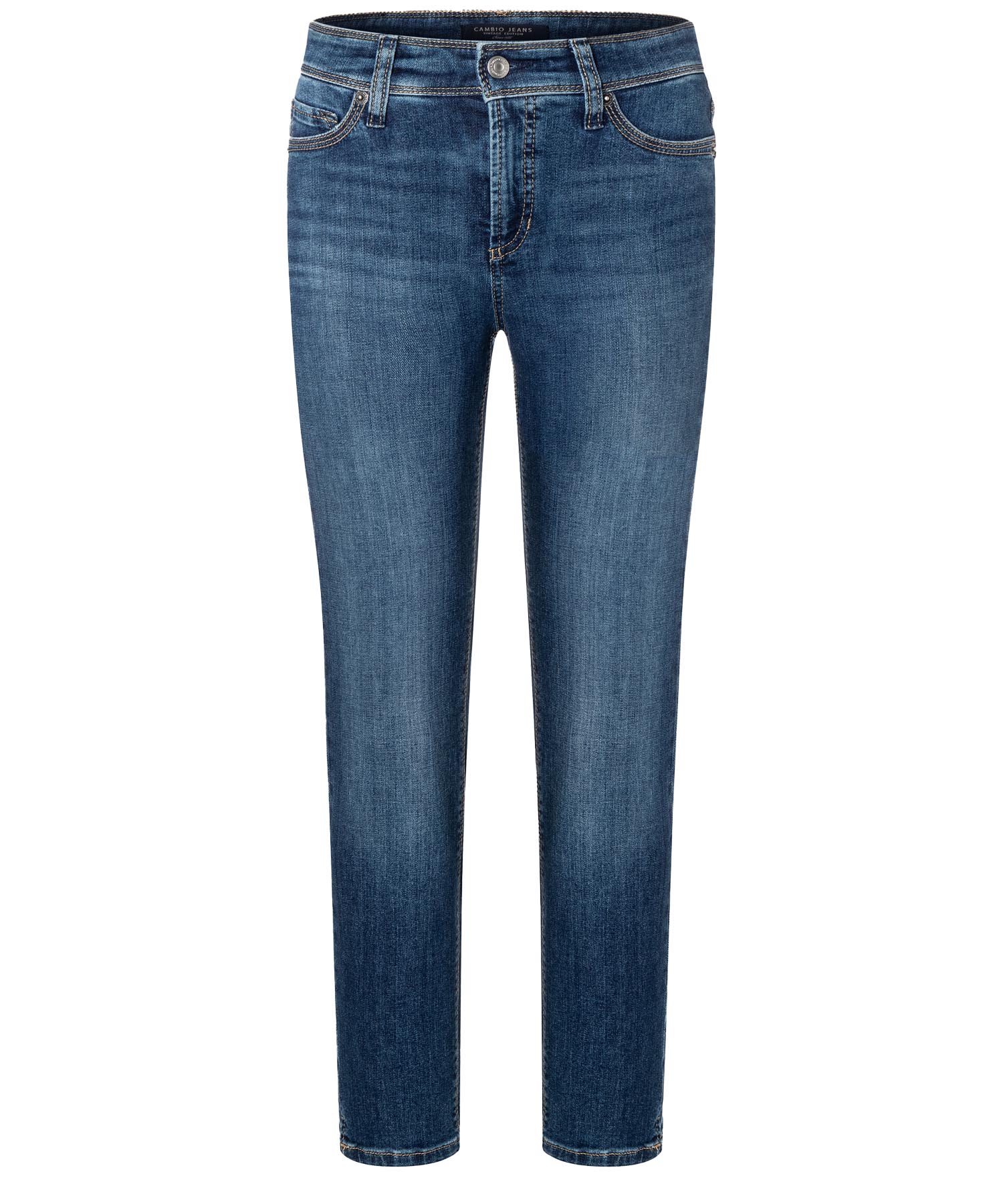 Cambio Jeans Piper short Slim-Fit Cropped in Sophisticated Dark Used | Modehaus Wörmann