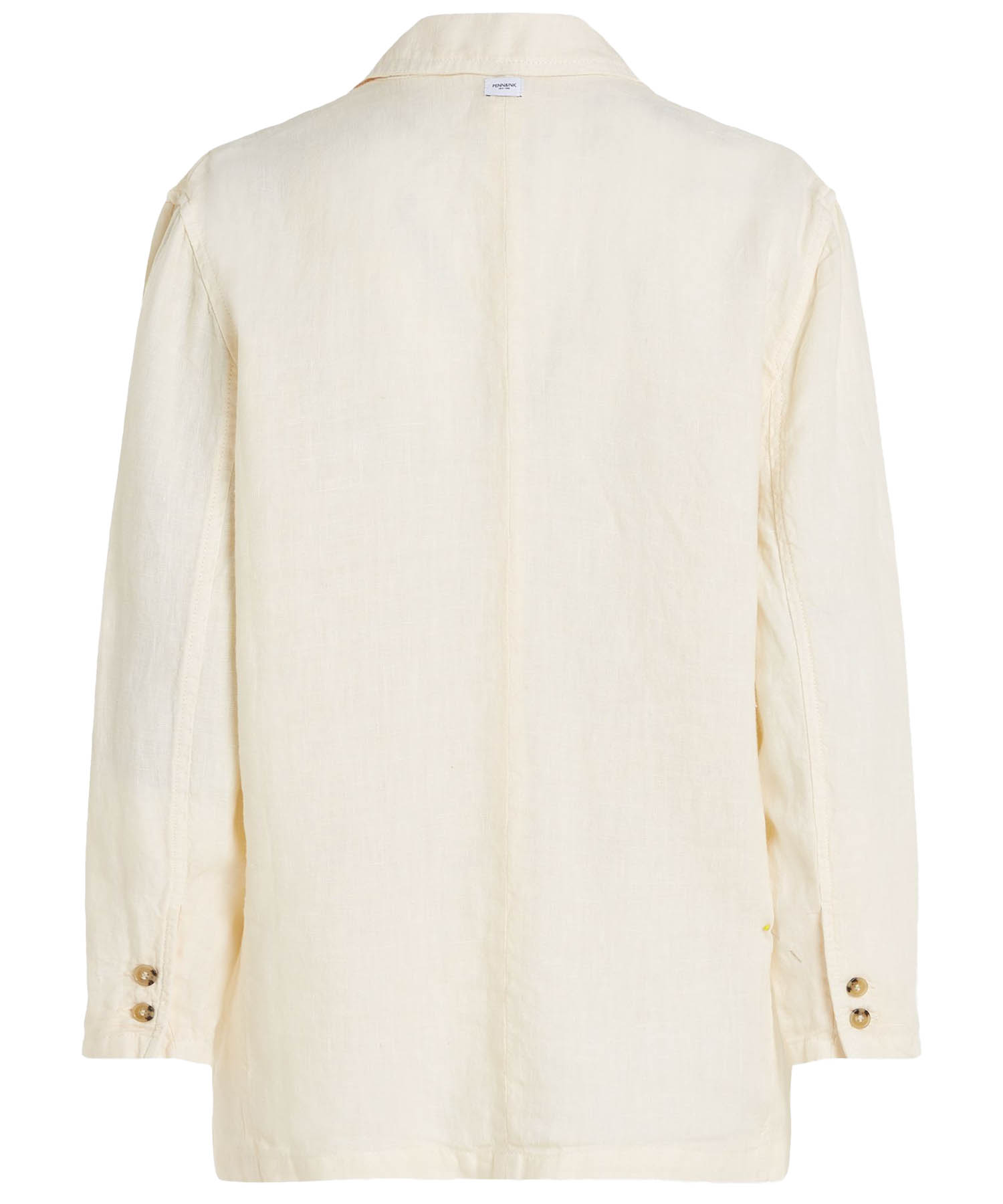 PENN&INK N.Y Blazer in naturel aus reinem Leinen - oversized