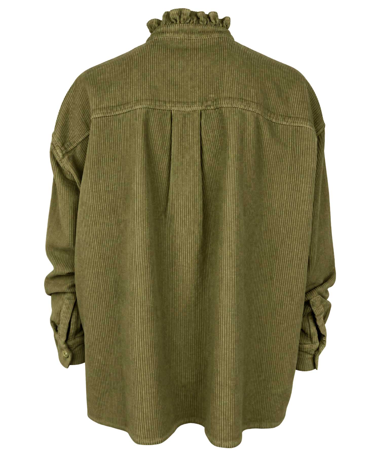 Narli Collection Cordbluse im lässigen Oversize-Look