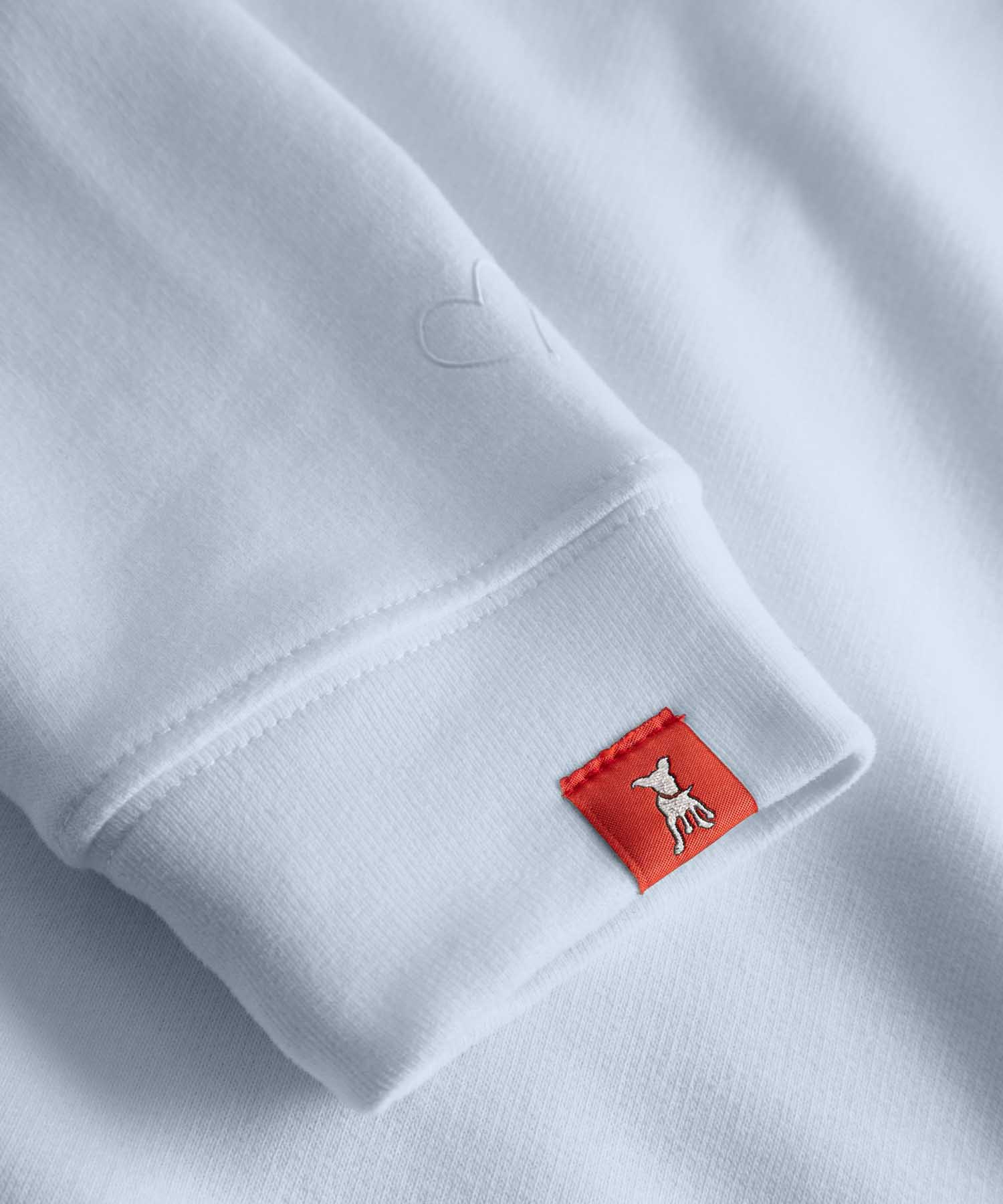 Frieda & Freddies Sweatjacke – Hellblau | Reine Baumwolle