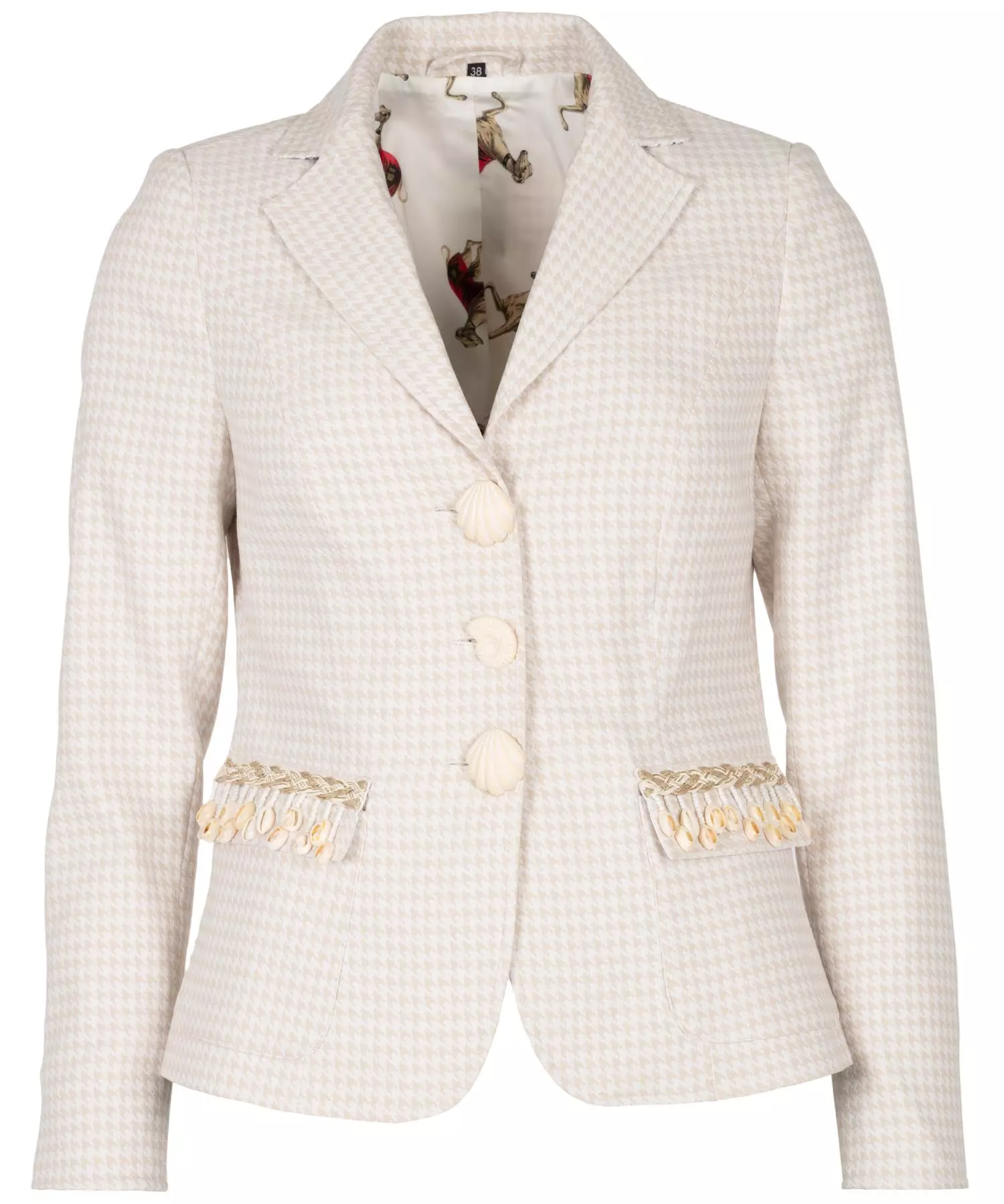 Maiden Lane Blazer Agatha in beige