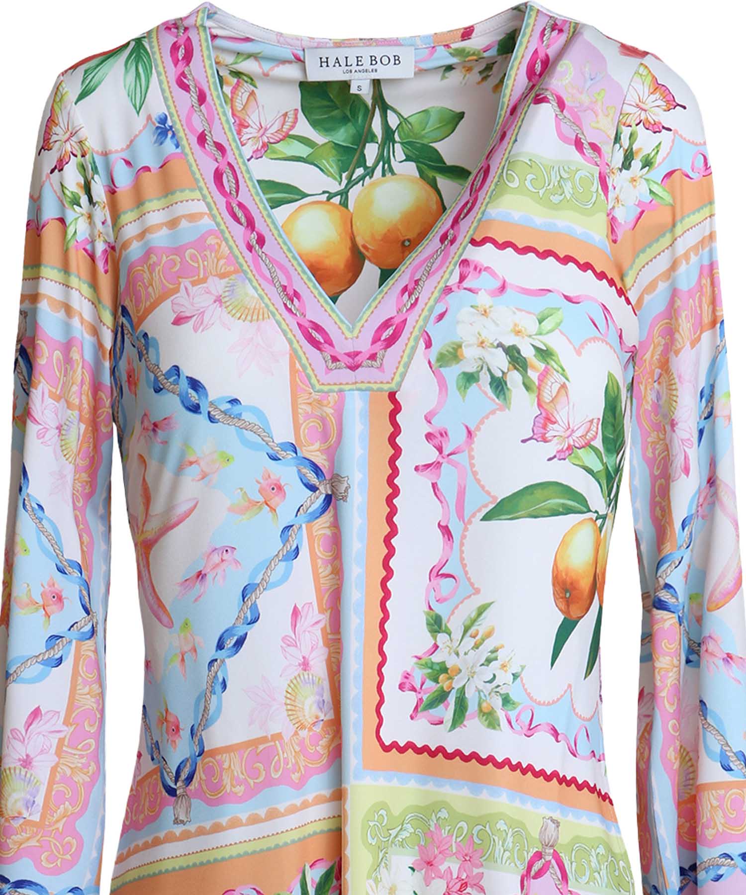 Hale Bob Kleid aus Jersey mit Print – Damenkleid aus Los Angeles