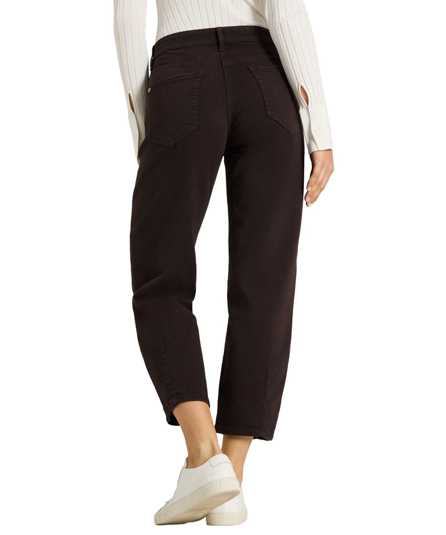 Cambio Jeans Elin Barrel Fit in Dark Chocolate | Modehaus Wörmann