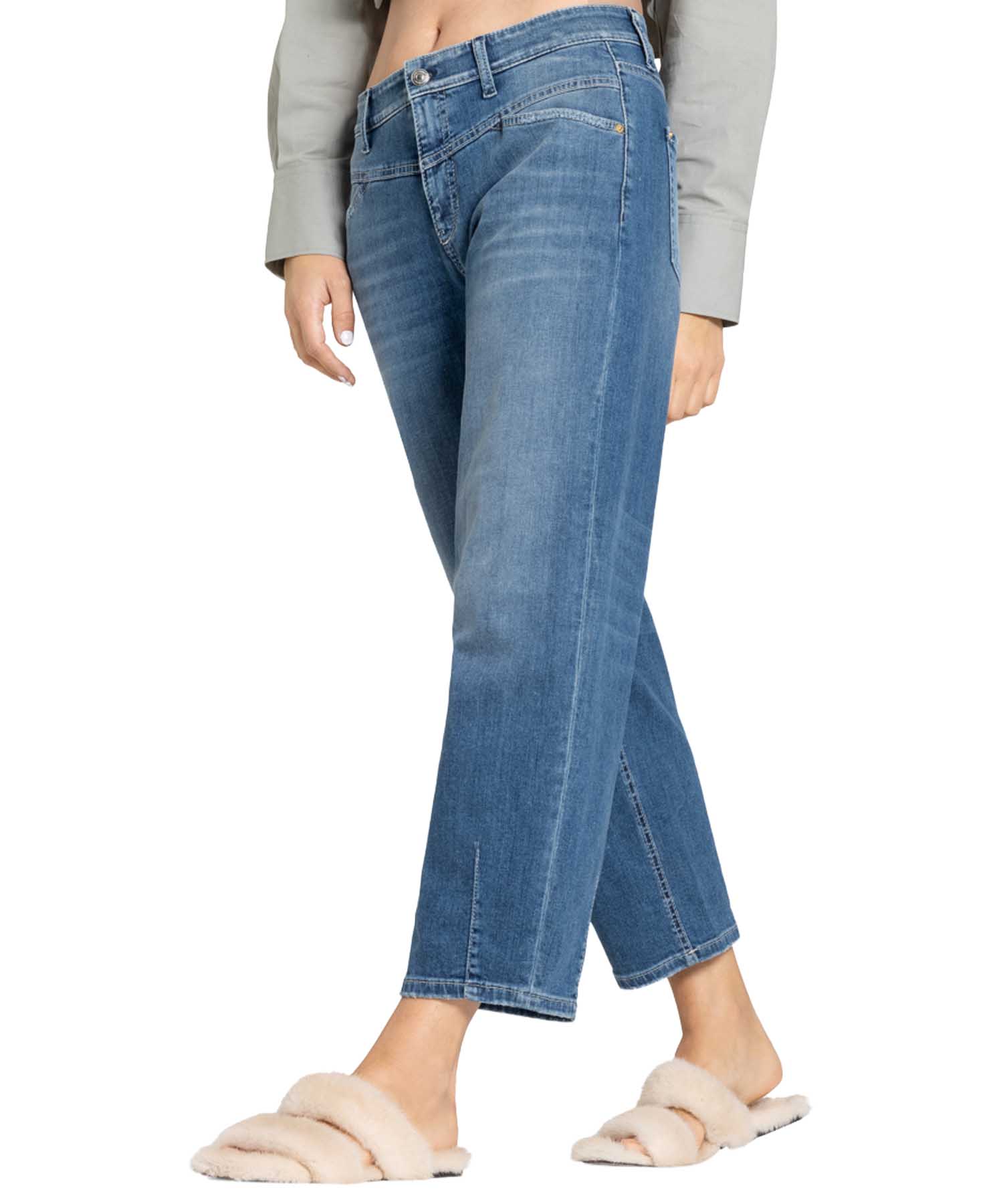 Cambio Jeans Elin Barrel Cropped in med. authentic used | Modehaus Wörmann