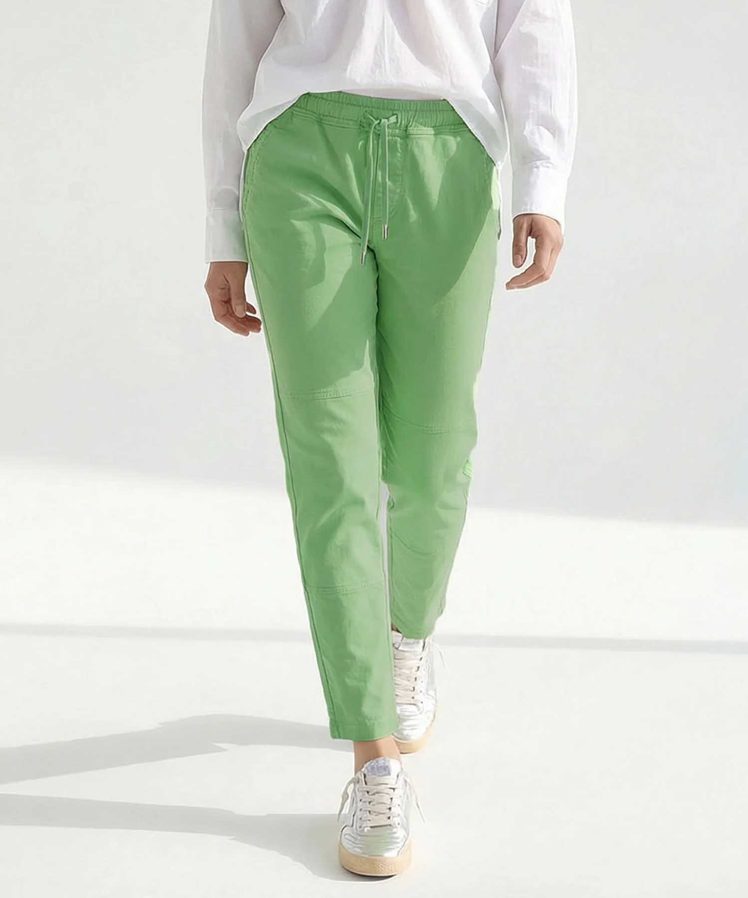 YOU TWO Pant Nobile Washed in Fresh Green | Modehaus Wörmann