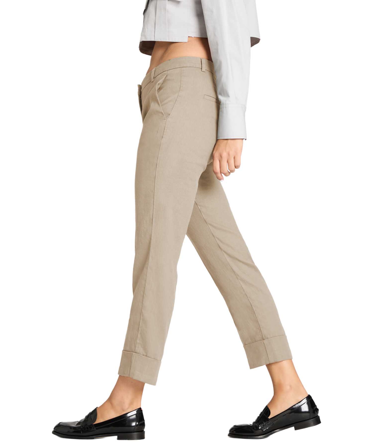 Cambio Hose Krystal – im sommerlichem Leinen-Charakter