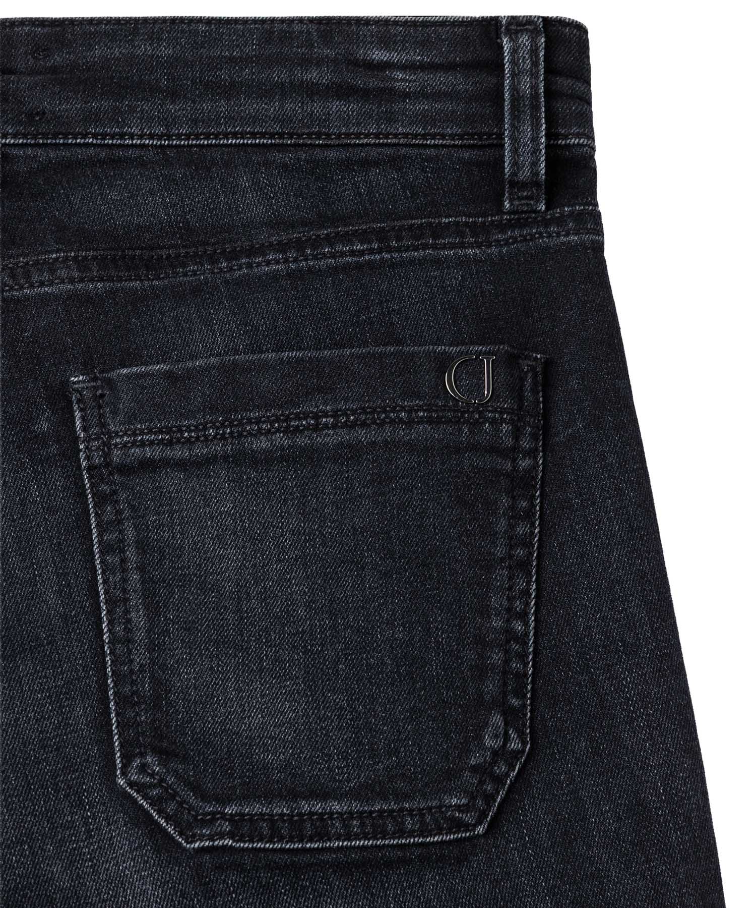 Cambio Jeans Tess Wide Leg in Black Black Denim | Modehaus Wörmann
